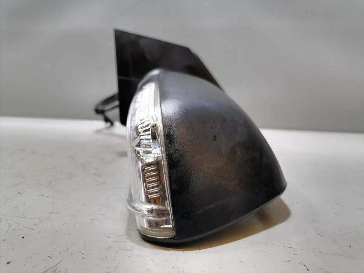 VW Polo 9N3 original Au&szlig;enspiegel links elektrisch verstellbar beheizt LC7V Anthrazitblau Bj.2006